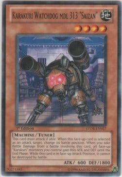 Karakuri Watchdog mdl 313 "Saizan" Card Front