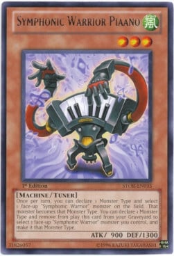 Symphonic Warrior Piaano Card Front