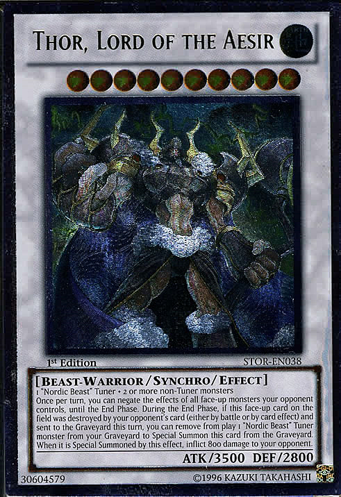 Thor, Lord of the Aesir Card Front