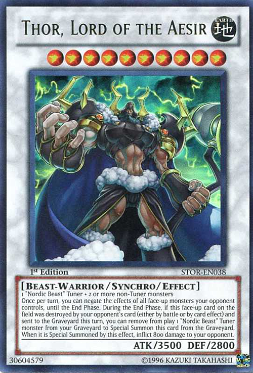 Thor, Lord of the Aesir Card Front
