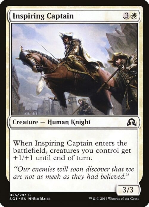 Inspiring Captain Card Front