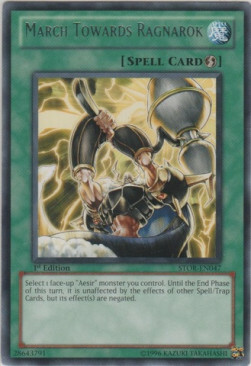 March Towards Ragnarok Card Front