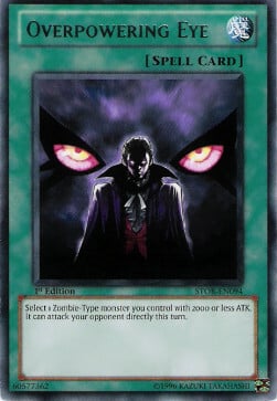 Overpowering Eye Card Front