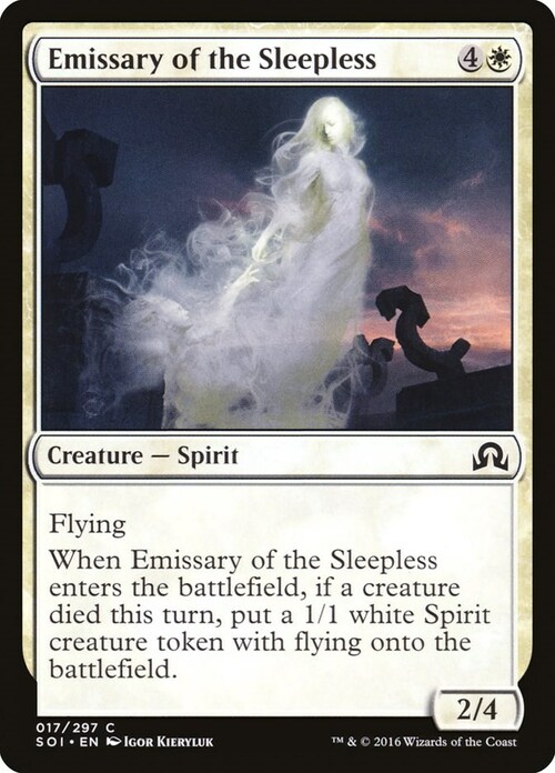 Emissary of the Sleepless Card Front