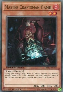 Master Craftsman Gamil Card Front