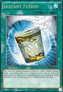 Instant Fusion Card Front