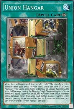 Union Hangar Card Front