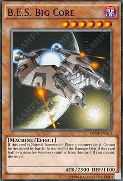 B.E.S. Big Core Card Front
