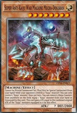 Super Anti-Kaiju War Machine Mecha-Dogoran Card Front