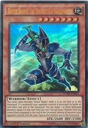 Buster Blader, the Destruction Swordmaster · Ultra Rare 018