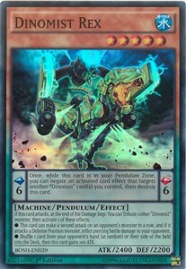 Dinomist Rex Card Front