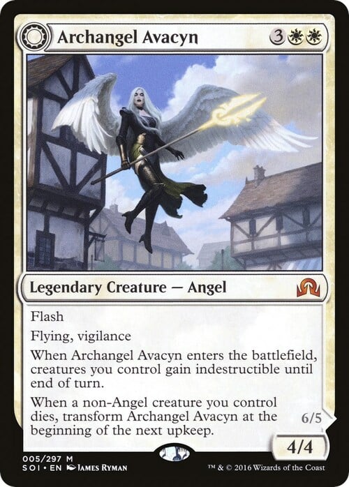 Archangel Avacyn // Avacyn, the Purifier Card Front