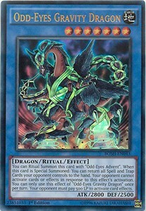 Odd-Eyes Gravity Dragon Card Front