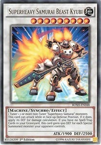 Superheavy Samurai Beast Kyubi Card Front