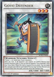 Goyo Defender Card Front