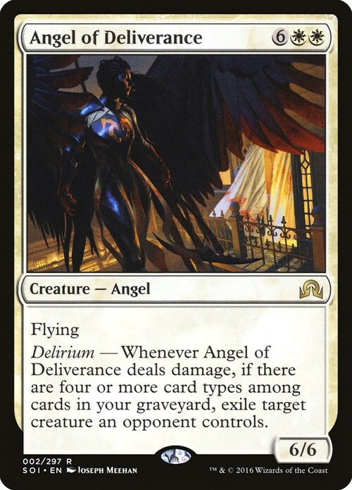 Angel of Deliverance Card Front