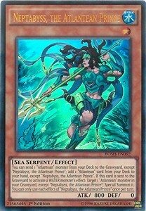 Neptabyss, the Atlantean Prince Card Front