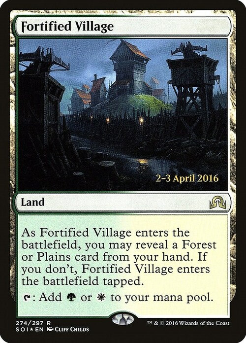 Fortified Village Card Front