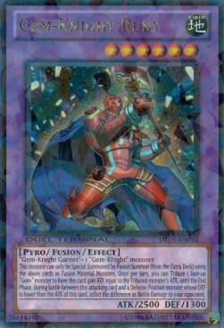 Gem-Knight Ruby Card Front
