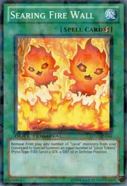 Searing Fire Wall Card Front