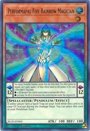 Performapal Five-Rainbow Magician Card Front