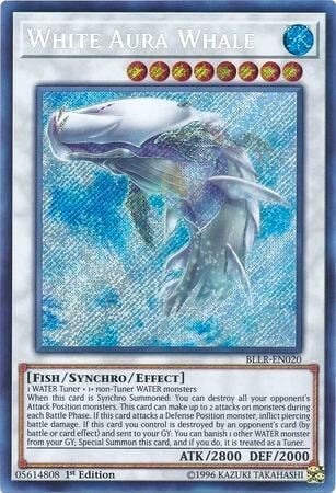 White Aura Whale Card Front
