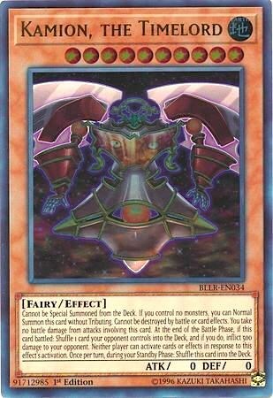 Kamion, the Timelord Card Front