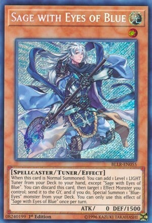Sage with Eyes of Blue Card Front