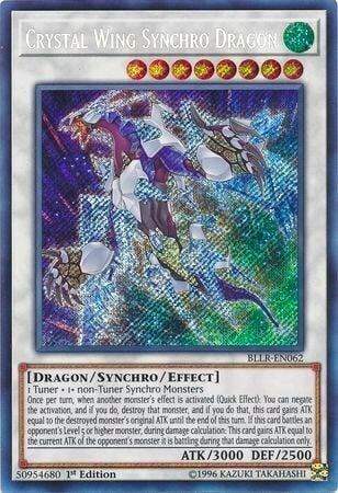 Crystal Wing Synchro Dragon Card Front