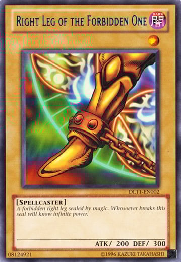 Right Leg of the Forbidden One Card Front