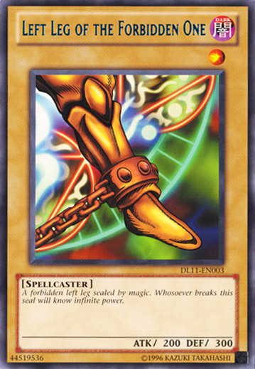 Left Leg of the Forbidden One Card Front