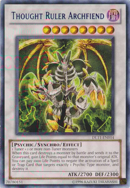 Thought Ruler Archfiend Card Front