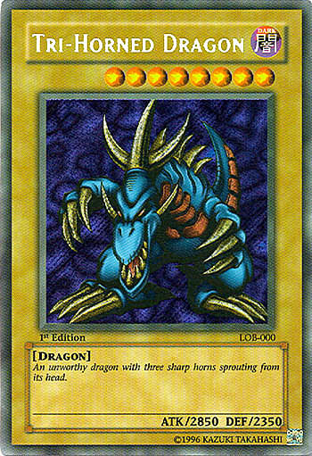 Tri-Horned Dragon Card Front