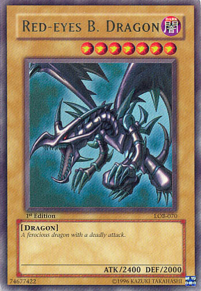 Red-Eyes B. Dragon Card Front