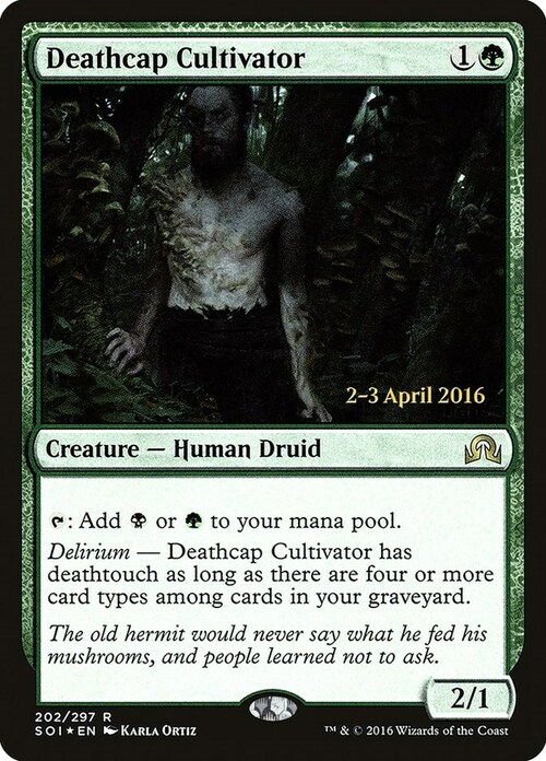 Deathcap Cultivator Card Front