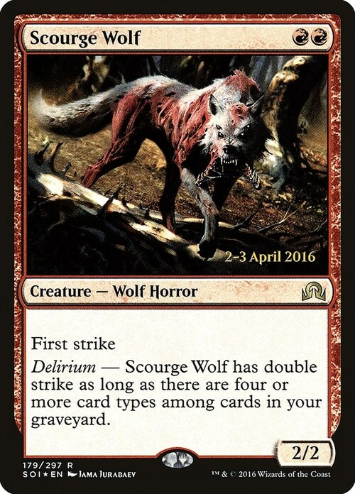 Scourge Wolf Card Front