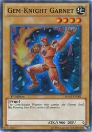 Gem-Knight Garnet · Super Rare 001