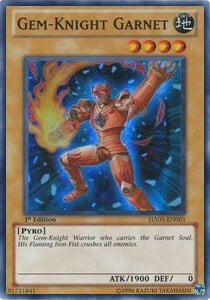 Gem-Knight Garnet Card Front