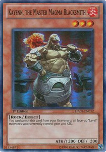 Kayenn, the Master Magma Blacksmith Card Front