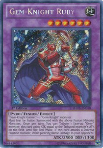 Gem-Knight Ruby Card Front