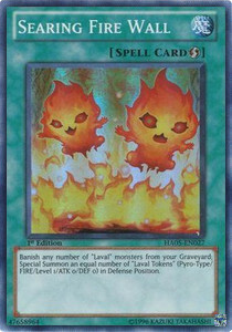 Searing Fire Wall Card Front