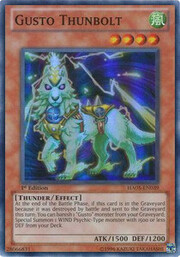 Gusto Thunbolt · Super Rare 039