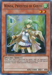 Winda, Priestess of Gusto · Super Rare 040