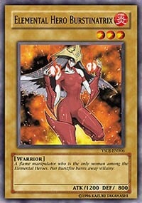 Elemental HERO Burstinatrix Card Front