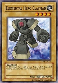 Elemental Hero Clayman Card Front