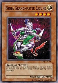 Ninja Grandmaster Sasuke Card Front