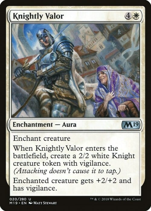 Knightly Valor Card Front