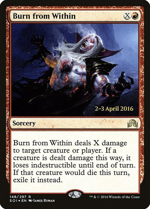Burn from Within Card Front