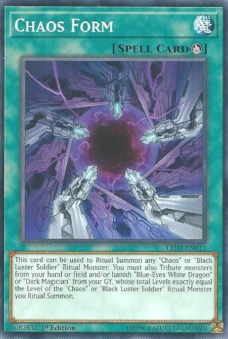 Chaos Form Card Front