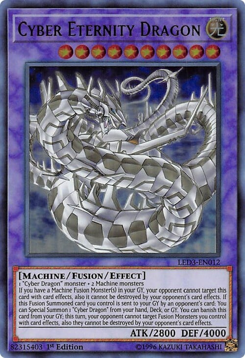 Cyber Eternity Dragon Card Front